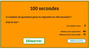 100 secondes