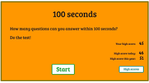 Click Speed Test 100 Seconds