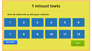 1 minuut toets