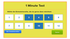 1 minute test