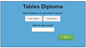 Tables diploma